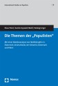 Die Themen der "Populisten"