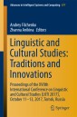 Linguistic and Cultural Studies: Traditions and Innovations