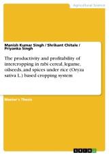 The productivity and profitability of intercropping in rabi cereal, legume, oilseeds, and spices under rice (Oryza sativa L.) based cropping system