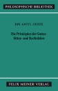 Die Principien der Gottes-, Sitten- und Rechtslehre