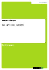 Les agressions verbales