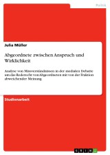 Abgeordnete zwischen Anspruch und Wirklichkeit