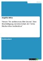 Vitruvs "De architectura libri decem". Eine Beschäftigung mit dem Inhalt der "Zehn Bücher über Architektur"