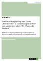 Unterrichtsfeinplanung zum Thema „Arbeitssuche“ in einem Integrationskurs und Analyse des Lehrwerks „Pluspunkt Deutsch“