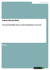 Social Stratification and Kashmiri Society