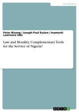 Law and Morality. Complementary Tools for the Service of Nigeria?