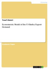 Econometric Model of the US Barley Export Demand