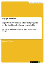 Impacts of productive safety net program on the livelihoods of rural households