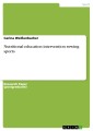 Nutritional education intervention rowing sports
