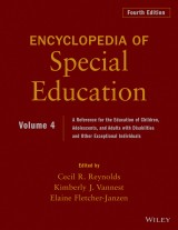 Encyclopedia of Special Education, Volume 4