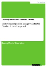 Pocket Decomposition using DN and HARI Number. A Novel Approach