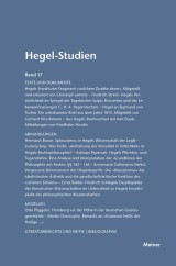 Hegel-Studien Band 17