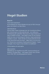 Hegel-Studien Band 33