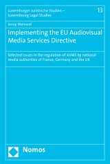 Implementing the EU Audiovisual Media Services Directive