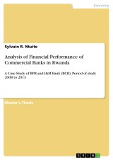 Analysis of Financial Performance of Commercial Banks in Rwanda