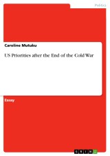 US Priorities after the End of the Cold War
