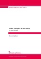 Error Analysis in the World. A Bibliography