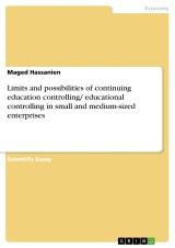 Limits and possibilities of continuing education controlling/ educational controlling in small and medium-sized enterprises