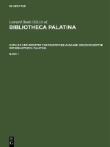 Katalog und Register zur Mikrofiche-Ausgabe. Druckschriften der Bibliotheca Palatina