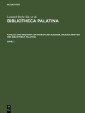 Katalog und Register zur Mikrofiche-Ausgabe. Druckschriften der Bibliotheca Palatina