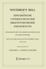 Eine kritische Untersuchung der Erkenntnistheorie Josiah Royces