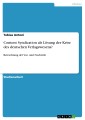 Content Syndication als Lösung der Krise des deutschen Verlagswesens?