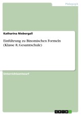 Einführung zu Binomischen Formeln (Klasse 8, Gesamtschule)