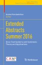 Extended Abstracts Summer 2016