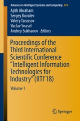Proceedings of the Third International Scientific Conference “Intelligent Information Technologies for Industry” (IITI'18)