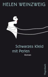 Schwarzes Kleid mit Perlen