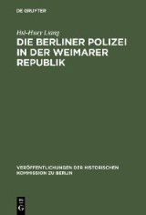Die Berliner Polizei in der Weimarer Republik
