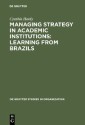 Managing Strategy in Academic Institutions