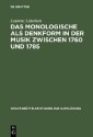 Das Monologische als Denkform in der Musik zwischen 1760 und 1785