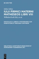 Libros IV posteriores cum praefatione et indicibus continens