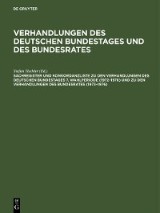 Sachregister und Konkordanzliste zu den Verhandlungen des Deutschen Bundestages 7. Wahlperiode (1972-1976) und zu den Verhandlungen des Bundesrates (1973-1976)