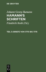 Briefe von 1770 bis 1778