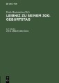 Leibniz zu seinem 300. Geburtstag / Leibniz und China