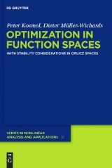 Optimization in Function Spaces