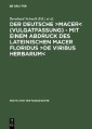 Der deutsche ›Macer‹ (Vulgatfassung) - Mit einem Abdruck des lateinischen Macer Floridus ›De viribus herbarum‹