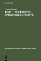 Text - Textsorte - Sprachgeschichte