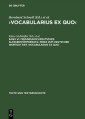 Frühneuhochdeutsches Glossenwörterbuch. Index zum deutschen Wortgut des ›Vocabularius Ex quo‹