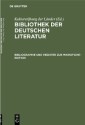 Bibliographie und Register zur Mikrofiche-Edition