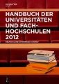 Handbuch der Universitäten und Fachhochschulen 2012