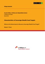 Characteristics of Sovereign Wealth Fund Targets