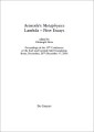 Aristotle's "Metaphysics" Lambda - New Essays