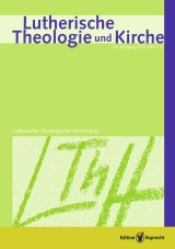 Lutherische Theologie und Kirche, Heft 01-02/2012 - Einzelkapitel - Anathema - zur neutestamentlichen Behauptung christlicher Identität