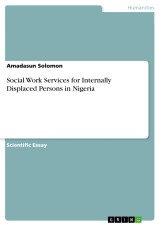 Social Work Services for Internally Displaced Persons in Nigeria