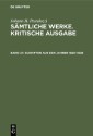 Schriften aus den Jahren 1820-1826