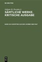 Schriften aus den Jahren 1826-1827