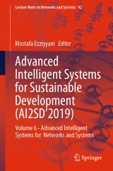 Advanced Intelligent Systems for Sustainable Development (AI2SD'2019)